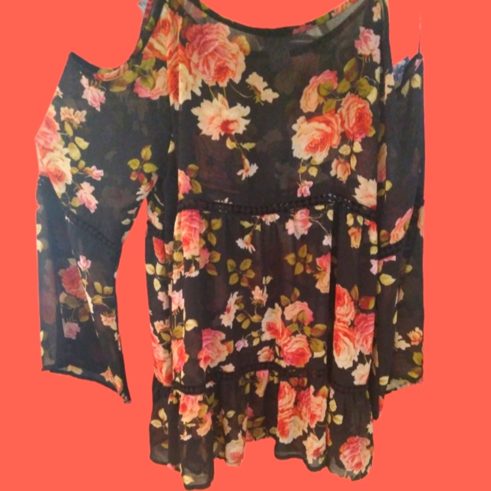 Red Roses Blouse